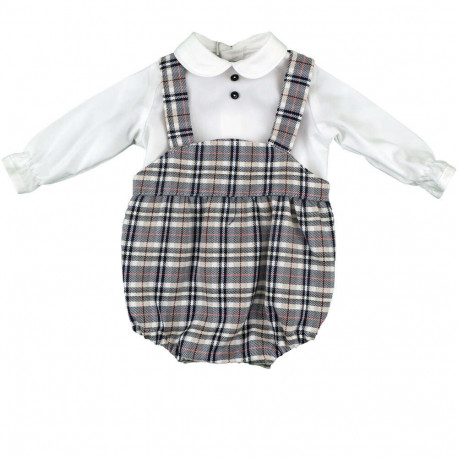 Gingham Checked Romper Set – Alz's Nursery