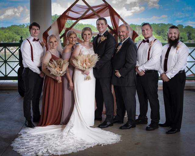 A beautiful wedding photo taken by Kyle Gese of "the Flock"