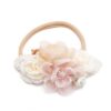 Baby girls newborn photography floral nylon headband sold by Alz's Nursery