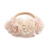 Baby girls newborn photography floral nylon headband sold by Alz's Nursery