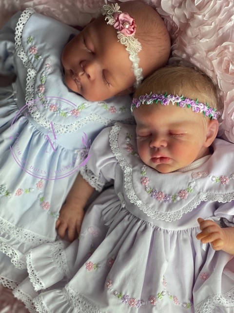 LE Roisin sculpted by Jamie Lynn Powers & LE Zendric sculpted by Dawn McLeod, brought to life by Ginger Kelly with Alz's Nursery
