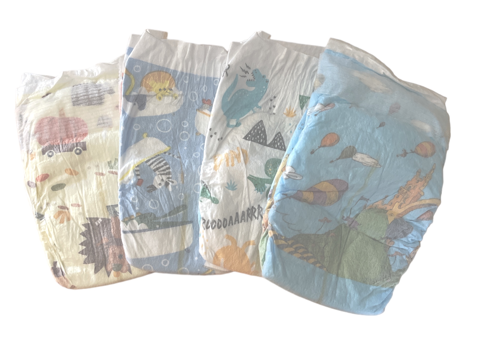 Whimsical 4-Pack Baby Diapers – Alz's Nursery