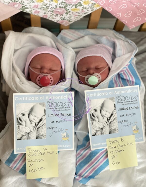 Henry sculpt by Jamie Lynn, brought to life by Ginger Kelly with Alz’s Nursery