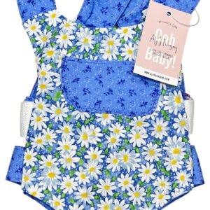 TenderNest™ Blue & White Daisy Doll Carrier