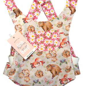 TenderNest™ Pink Forest Animal Doll Carrier