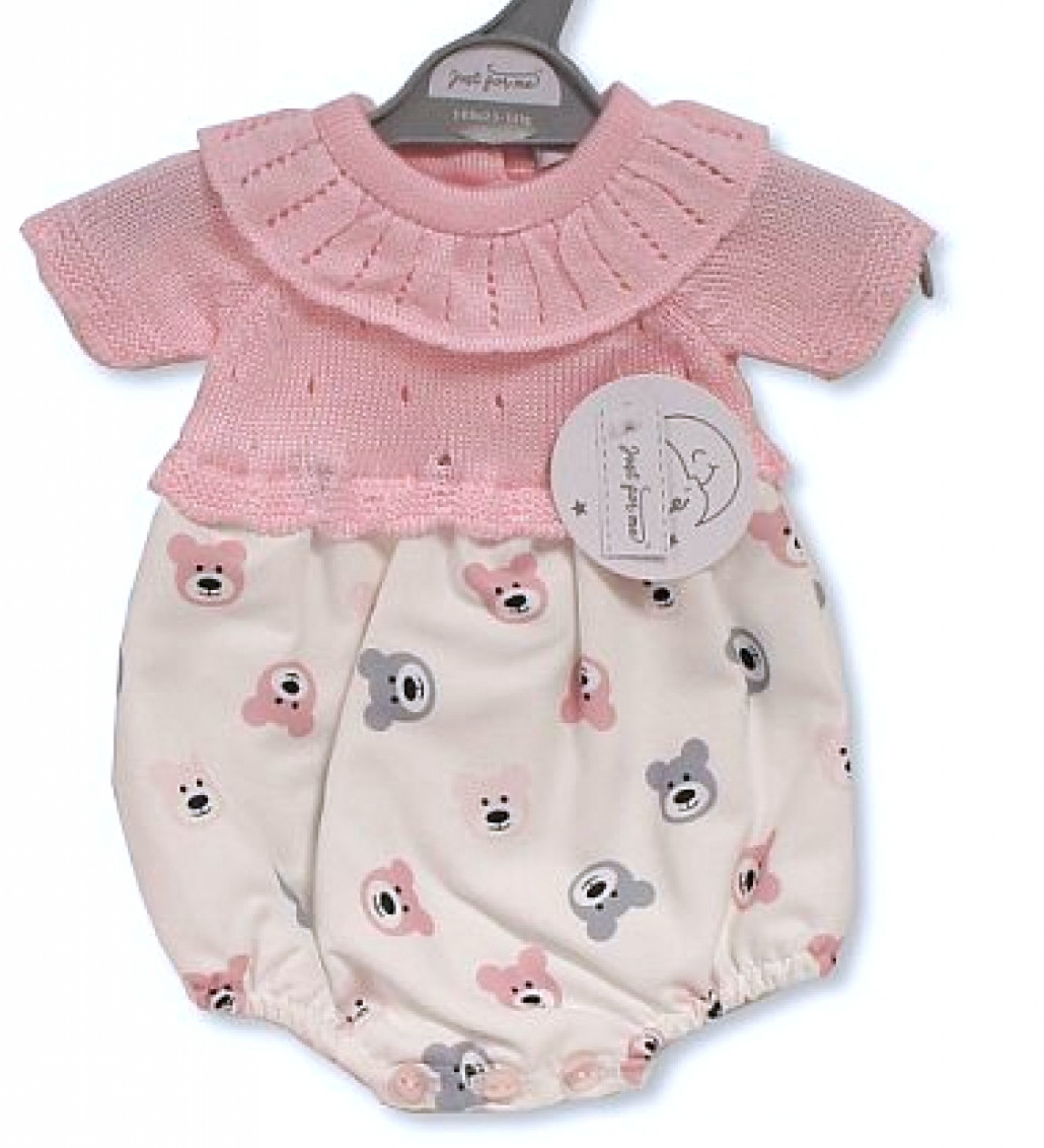 Pink Teddy Romper - Image 2