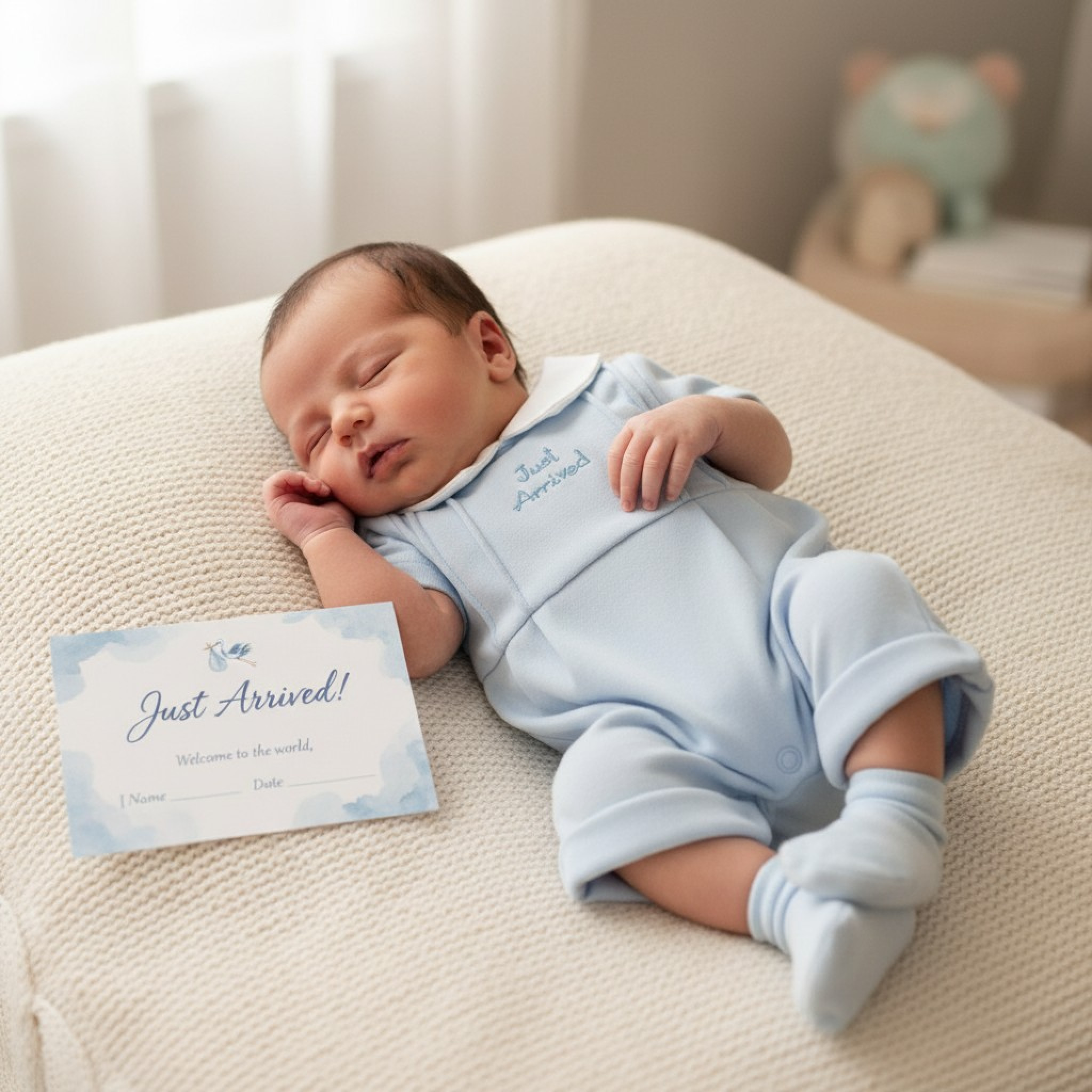 Sky Blue Just Arrived Romper