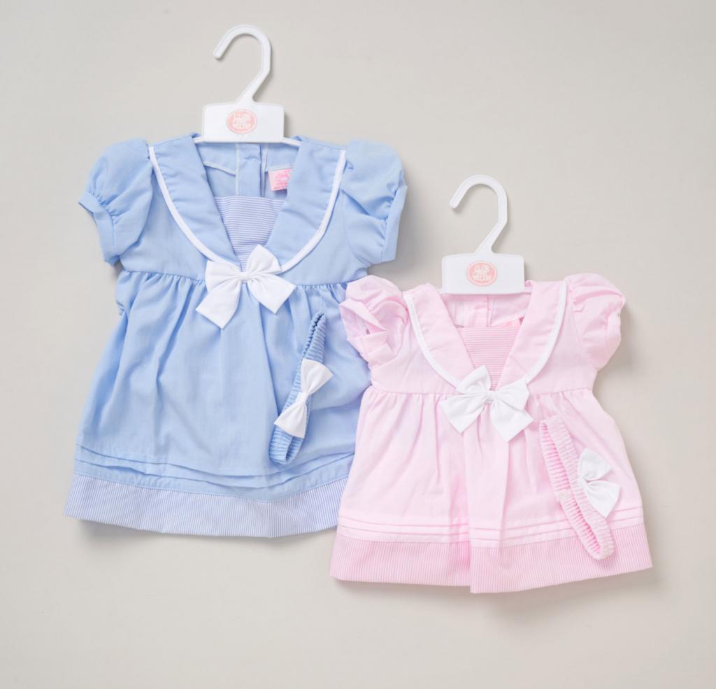 Baby Girls Sailor Dress Set - Image 2