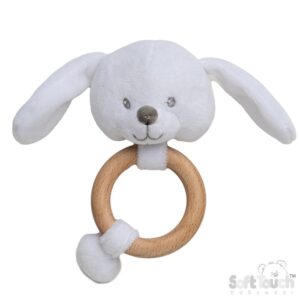 Plush Bunny Rattle Soother