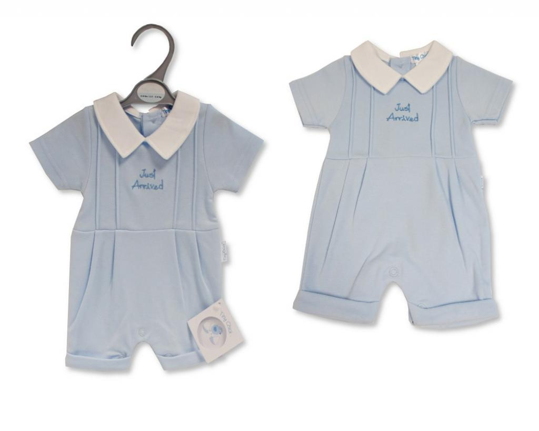 Sky Blue Just Arrived Romper - Image 2
