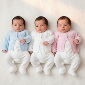 Preemie Open Knit Cardigans