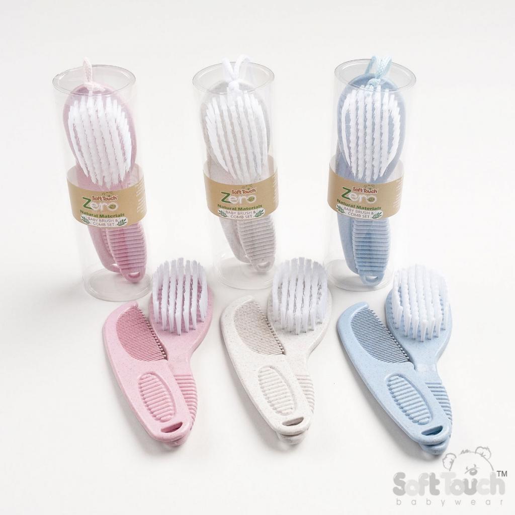 Deluxe Soft Fibre Brush & Comb Set
